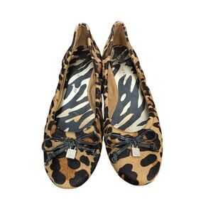 Anne Klein Leopard Print ballet Flats size 7.5